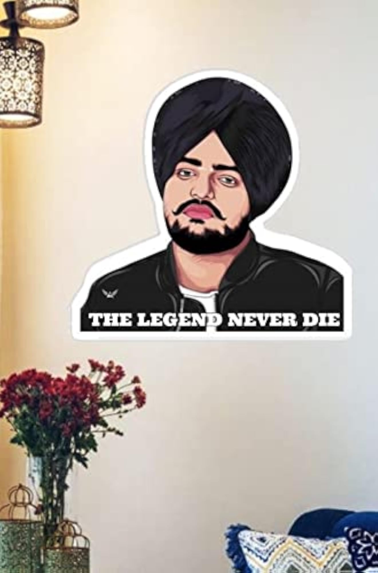 The Legend Sidhu Moosewala Sticker Pack of 4
